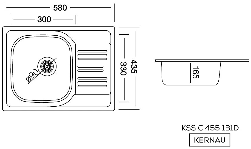 KSS C 455 1B1D Linen